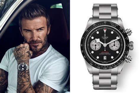 tudor black bay chrono beckham|beckham's watches.